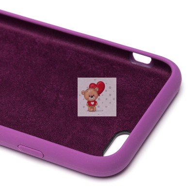 Чехол-накладка для Apple iPhone 6 (фиолетовый) [ORG] Soft Touch