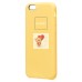 Чехол-накладка для Apple iPhone 6 (желтый) [ORG] Soft Touch