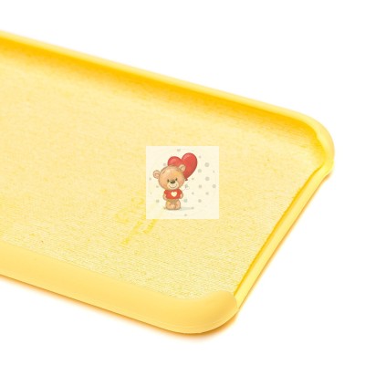 Чехол-накладка для Apple iPhone 6 (желтый) [ORG] Soft Touch