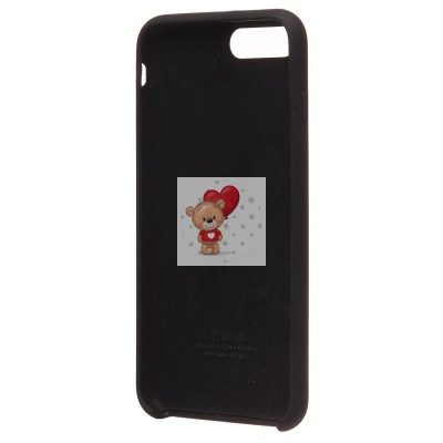 Чехол-накладка для Apple iPhone 8 Plus (черный) [ORG] Soft Touch