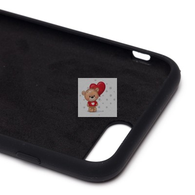 Чехол-накладка для Apple iPhone 8 Plus (черный) [ORG] Soft Touch