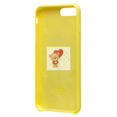 Чехол-накладка для Apple iPhone 8 Plus (лимонный) [ORG] Soft Touch