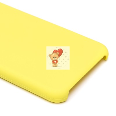 Чехол-накладка для Apple iPhone 8 Plus (лимонный) [ORG] Soft Touch