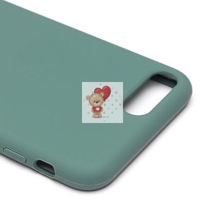 Чехол-накладка для Apple iPhone 8 Plus (сосновый зеленый) [ORG] Soft Touch