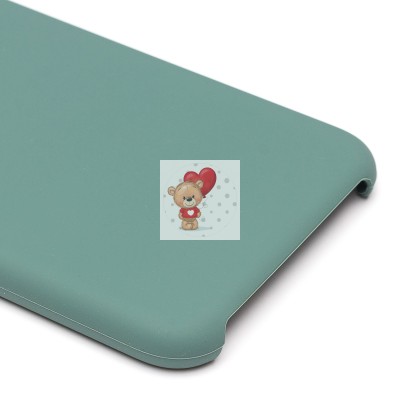 Чехол-накладка для Apple iPhone 8 Plus (сосновый зеленый) [ORG] Soft Touch