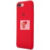 Чехол-накладка для Apple iPhone 7 Plus (красный) [ORG] Soft Touch
