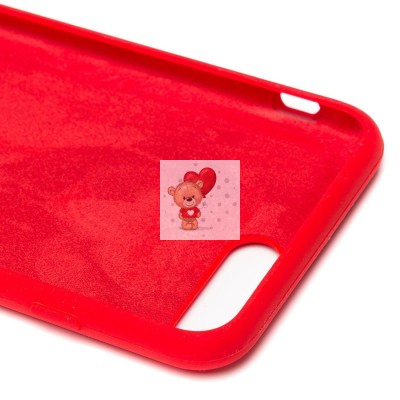 Чехол-накладка для Apple iPhone 7 Plus (красный) [ORG] Soft Touch