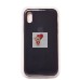 Чехол-накладка для Apple iPhone X/iPhone XS (черный) [ORG] Soft Touch