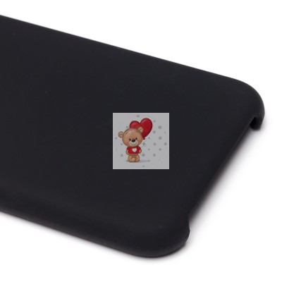 Чехол-накладка для Apple iPhone X/iPhone XS (черный) [ORG] Soft Touch