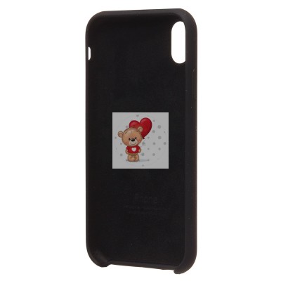 Чехол-накладка для Apple iPhone XR (черный) [ORG] Soft Touch