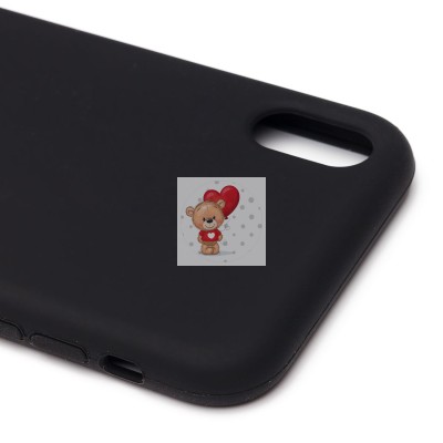 Чехол-накладка для Apple iPhone XR (черный) [ORG] Soft Touch