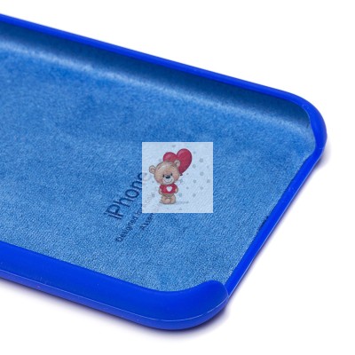 Чехол-накладка для Apple iPhone XR (синий) [ORG] Soft Touch