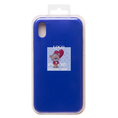 Чехол-накладка для Apple iPhone XR (синий) [ORG] Soft Touch