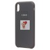 Чехол-накладка для Apple iPhone XR (темно-серый) [ORG] Soft Touch