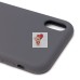 Чехол-накладка для Apple iPhone XR (темно-серый) [ORG] Soft Touch