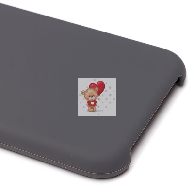 Чехол-накладка для Apple iPhone XR (темно-серый) [ORG] Soft Touch