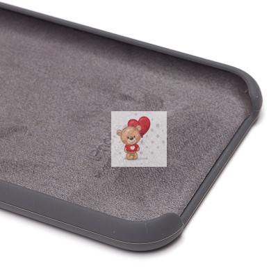 Чехол-накладка для Apple iPhone XR (темно-серый) [ORG] Soft Touch