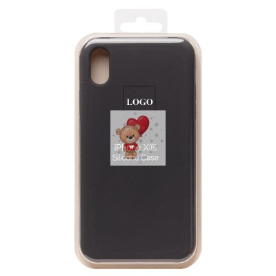 Чехол-накладка для Apple iPhone XR (темно-серый) [ORG] Soft Touch