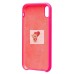 Чехол-накладка для Apple iPhone XR (темно-розовый) [ORG] Soft Touch
