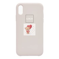 Чехол-накладка для Apple iPhone XR (светлый бежевый) [ORG] Soft Touch