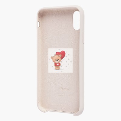 Чехол-накладка для Apple iPhone XR (светлый бежевый) [ORG] Soft Touch