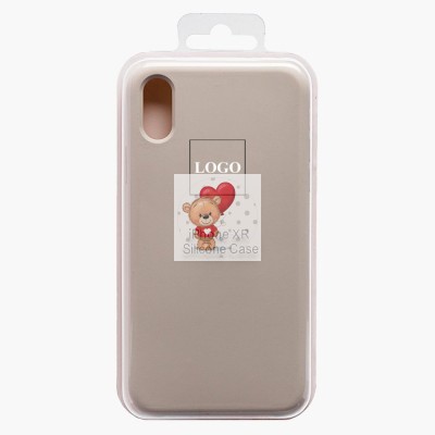 Чехол-накладка для Apple iPhone XR (светлый бежевый) [ORG] Soft Touch