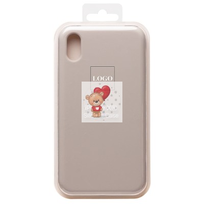 Чехол-накладка для Apple iPhone XR (светлый бежевый) [ORG] Soft Touch