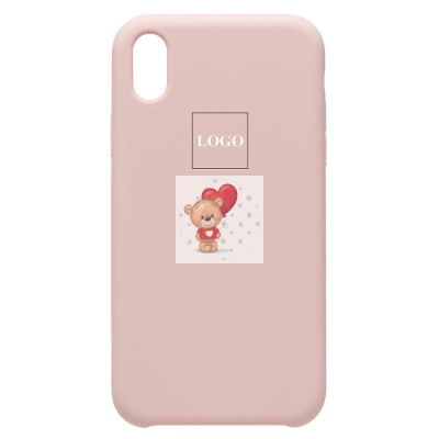 Чехол-накладка для Apple iPhone XR (песочный розовый) [ORG] Soft Touch