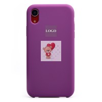 Чехол-накладка для Apple iPhone XR (фиолетовый) [ORG] Soft Touch