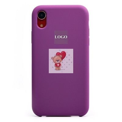 Чехол-накладка для Apple iPhone XR (фиолетовый) [ORG] Soft Touch