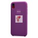Чехол-накладка для Apple iPhone XR (фиолетовый) [ORG] Soft Touch