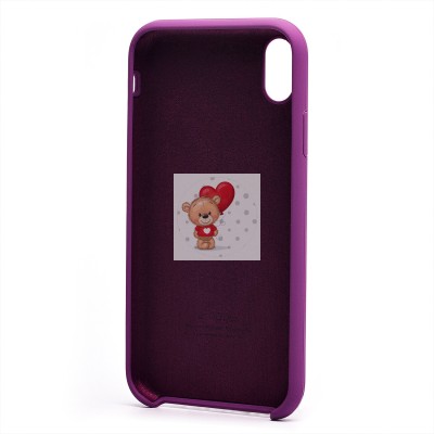 Чехол-накладка для Apple iPhone XR (фиолетовый) [ORG] Soft Touch
