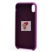Чехол-накладка для Apple iPhone XR (фиолетовый) [ORG] Soft Touch