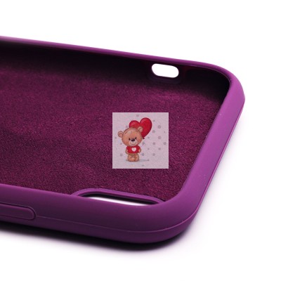 Чехол-накладка для Apple iPhone XR (фиолетовый) [ORG] Soft Touch