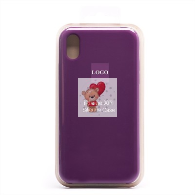 Чехол-накладка для Apple iPhone XR (фиолетовый) [ORG] Soft Touch