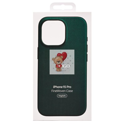 Чехол-накладка для Apple iPhone 15 Pro (зеленый) ORG FineW SafeMag Чехол-накладка для Apple iPhone 15 Pro (зеленый) ORG FineW SafeMag