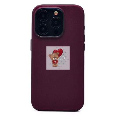 Чехол-накладка для Apple iPhone 15 Pro (багровый) ORG FineW SafeMag