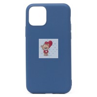 Чехол-накладка для Apple iPhone 11 Pro Max (синий) ORG Full Soft Touch