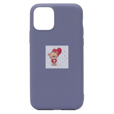 Чехол-накладка для Apple iPhone 11 Pro Max (серый) ORG Full Soft Touch