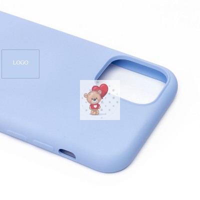 Чехол-накладка для Apple iPhone 11 Pro Max (голубой) ORG Full Soft Touch Чехол-накладка для Apple iPhone 11 Pro Max (голубой) ORG Full Soft Touch