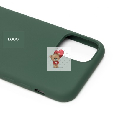 Чехол-накладка для Apple iPhone 11 Pro (темно-зеленый) ORG Full Soft Touch Чехол-накладка для Apple iPhone 11 Pro (темно-зеленый) ORG Full Soft Touch