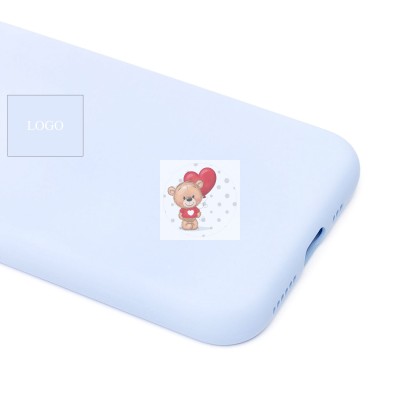 Чехол-накладка для Apple iPhone 11 Pro (голубой) ORG Full Soft Touch Чехол-накладка для Apple iPhone 11 Pro (голубой) ORG Full Soft Touch