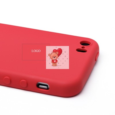 Чехол-накладка для Apple iPhone 5S (бордовый) ORG Full Soft Touch