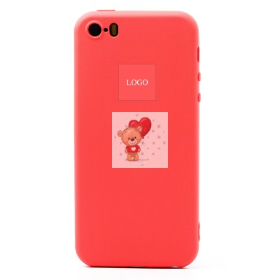 Чехол-накладка для Apple iPhone 5 (коралловый) ORG Full Soft Touch Чехол-накладка для Apple iPhone 5 (коралловый) ORG Full Soft Touch