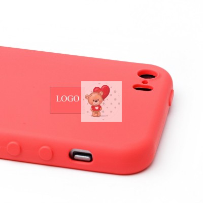 Чехол-накладка для Apple iPhone 5S (коралловый) ORG Full Soft Touch