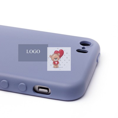 Чехол-накладка для Apple iPhone 5 (серый) ORG Full Soft Touch