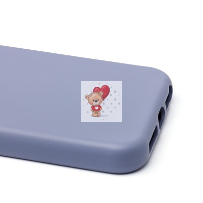 Чехол-накладка для Apple iPhone 5 (серый) ORG Full Soft Touch