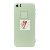 Чехол-накладка для Apple iPhone 5S (зеленый) ORG Full Soft Touch