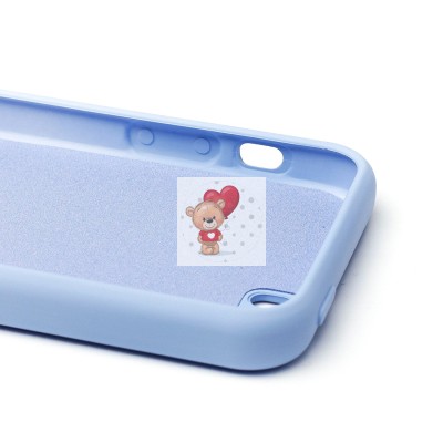 Чехол-накладка для Apple iPhone 5S (голубой) ORG Full Soft Touch