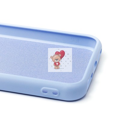 Чехол-накладка для Apple iPhone 5S (голубой) ORG Full Soft Touch